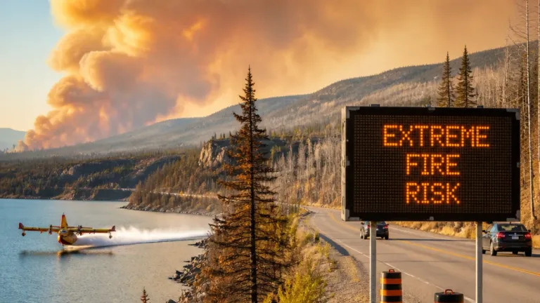 Ford touts support in Thunder Bay as massive wildfire dwarfs 10-year average