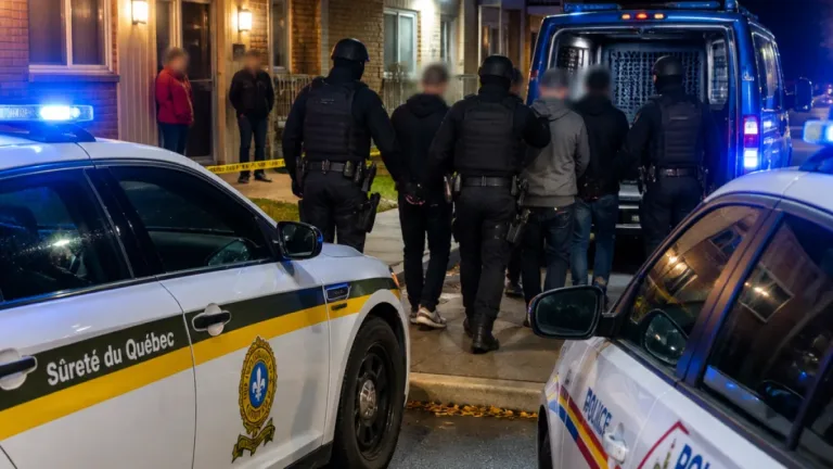 Four men arrested in Saint-Jean-sur-Richelieu during provincial anti‑pimping operation
