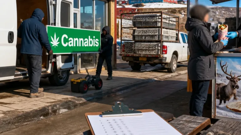 From a moving cannabis shop to caribou shawarma: a round-up of this week’s Nunavut headlines