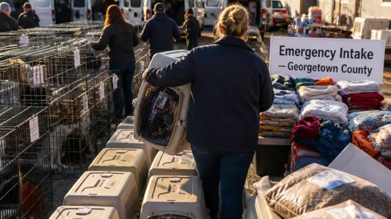 Georgetown case in South Carolina highlights strain on shelters after 100+ animals seized