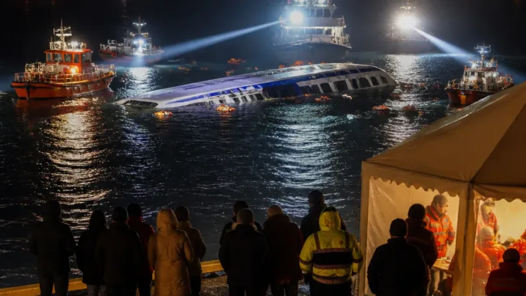 Georgetown, Guyana: search continues after MV Barima ferry capsizes with 133 aboard