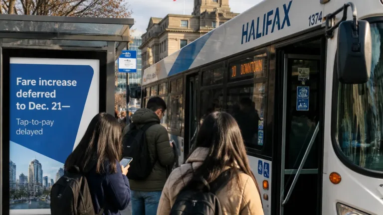 Halifax delays transit fare hike to December after tap-to-pay rollout stalls