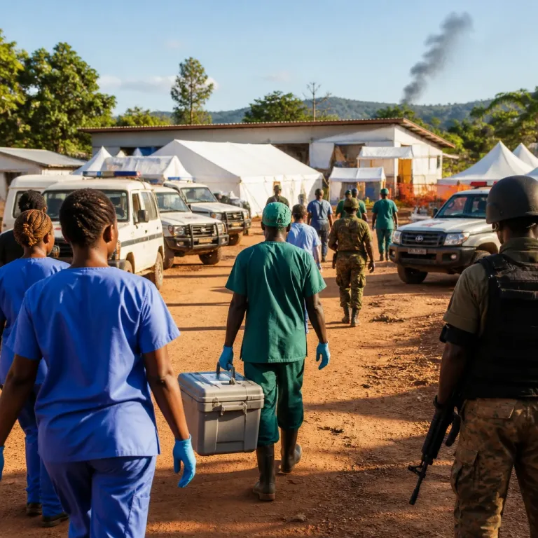 WHO evacuates staff after gunfire at Ebola treatment centre in eastern DRC