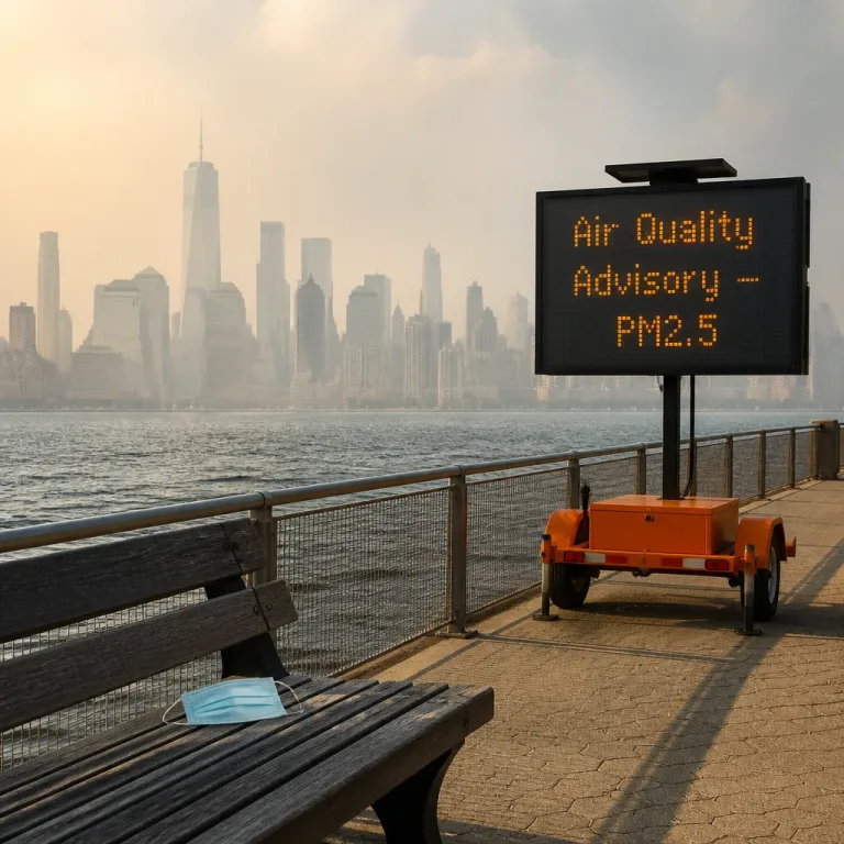 New York issues statewide air-quality advisory as Canadian wildfire smoke spreads