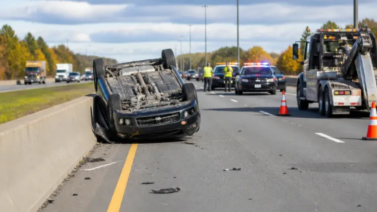 Highway 401 rollover near Cornwall kills driver; westbound still shut for cleanup