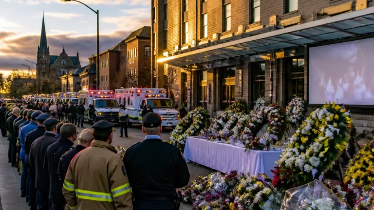 Hundreds gather as P.E.I. paramedics killed in N.B. crash are remembered in Charlottetown