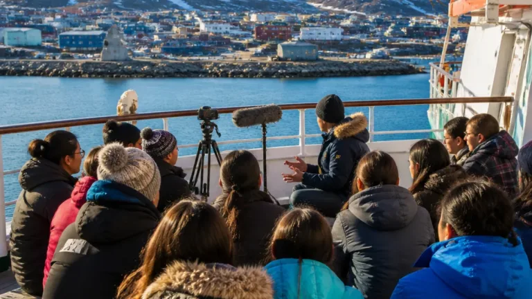 Iqaluit stop brings Students on Ice expedition, climate conversations with Steven Guilbeault