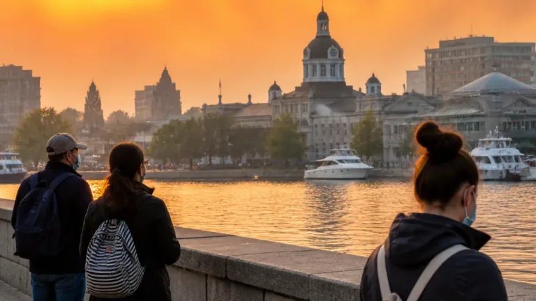 Kingston under orange air-quality warning as wildfire smoke moves into region