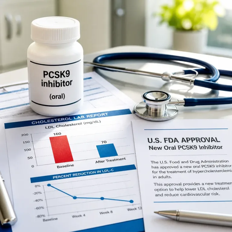 FDA clears first oral PCSK9 cholesterol drug, a potential shift in heart health care