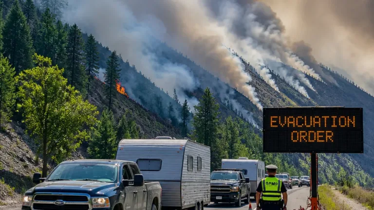 Lightning outbreak ignites more than 100 B.C. wildfires, forcing new evacuations