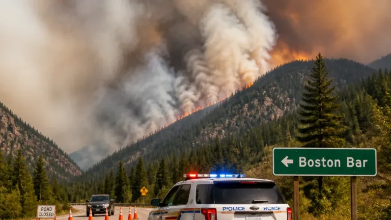 Lightning-sparked surge pushes B.C. wildfires above 100, evacuation issued in Fraser Canyon