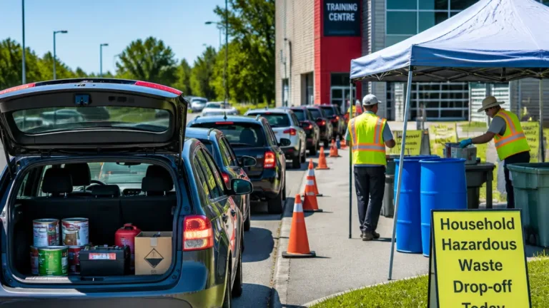 Long waits at Kingston hazardous waste drop-off as depot delay limits options
