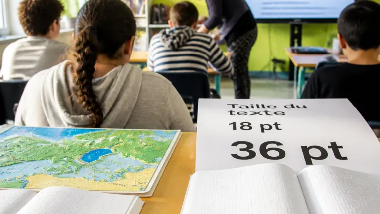 Longueuil school adapts teaching, technology for students with visual impairments