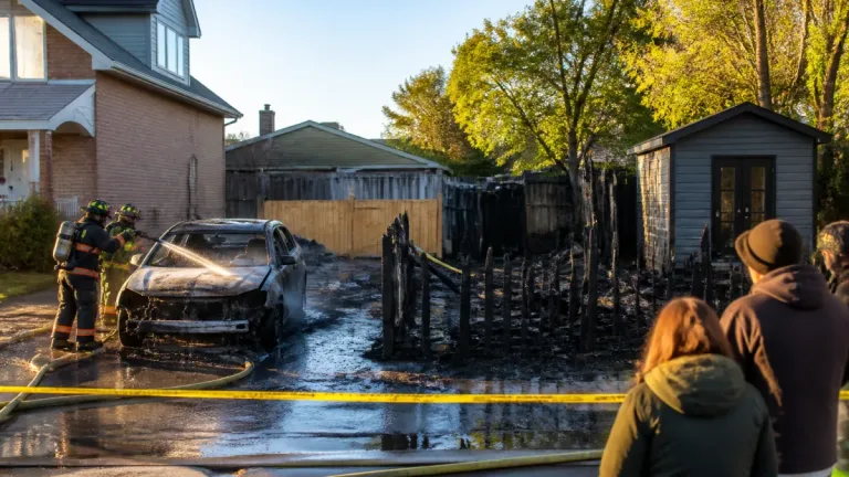 Milton readers: U.K. car fire damages home, halts cancer charity operations