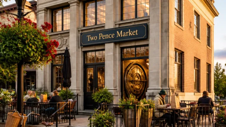 Milton Village welcomes Two Pence Market in restored historic bank