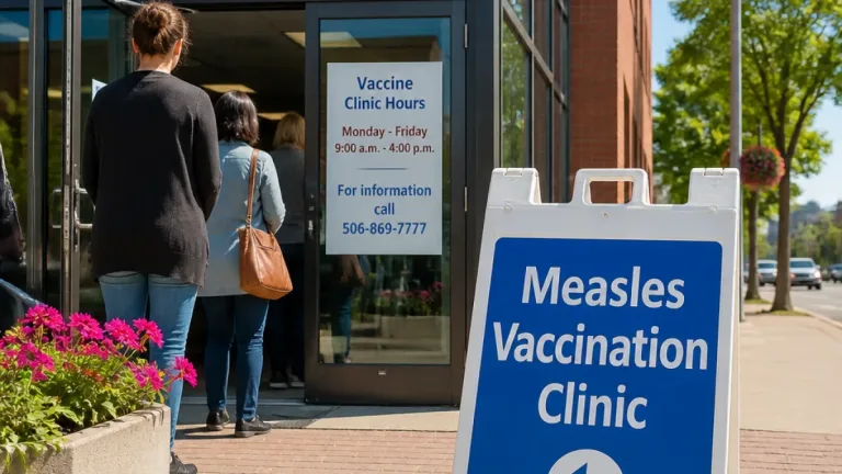 Moncton clinics open after confirmed measles case; province urges vaccination
