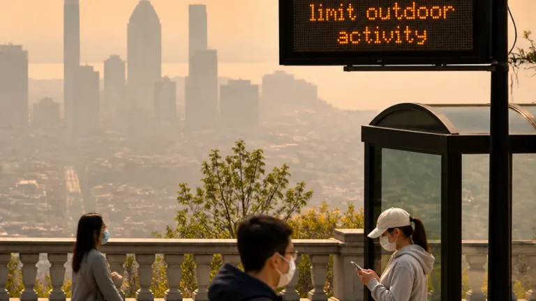 Montreal faces wildfire smoke as air quality warning urges residents to limit time outdoors