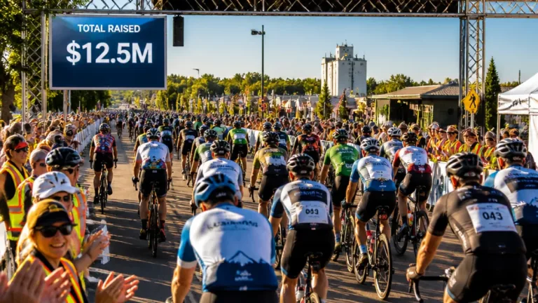 More than 2,300 riders raise record $12.5M for Alberta cancer care at Strathmore event
