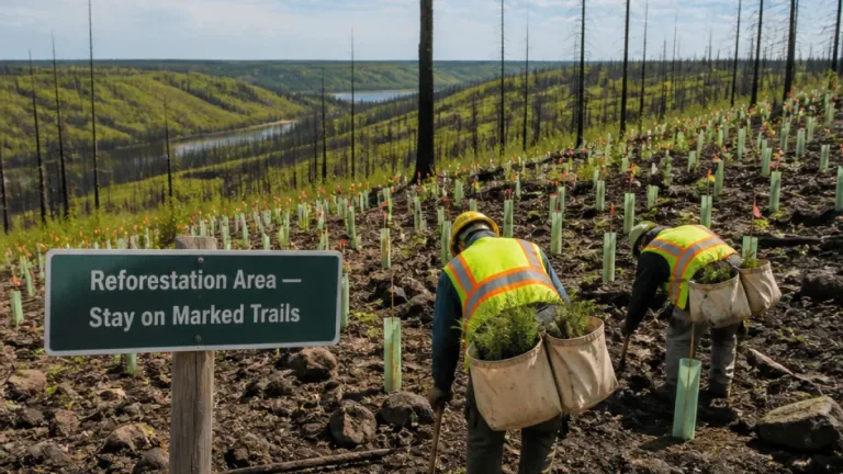 More than 81,000 seedlings planted to help Narrow Hills rebound after wildfires