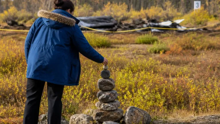 Mother returns to Behchokǫ̀ crash site a year after son’s fatal helicopter accident