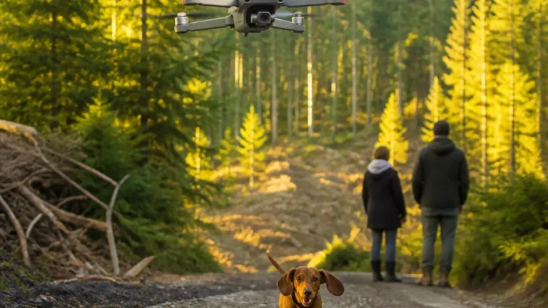 Nanaimo drone flight school helps reunite family with lost dachshund