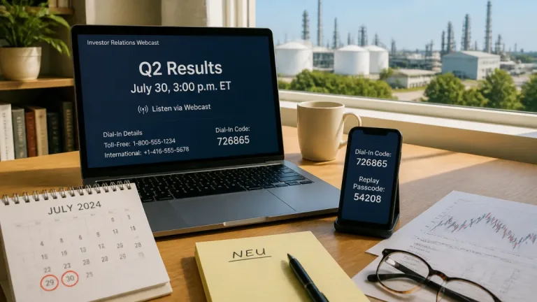 Newmarket investors get dates for NEU’s Q2 results call and webcast