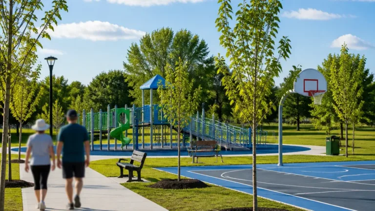 Newmarket reopens Willowick Park with accessible playground and new basketball court