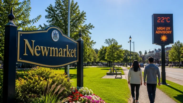 Newmarket to enjoy sunny Sunday, cooler than normal before midweek showers