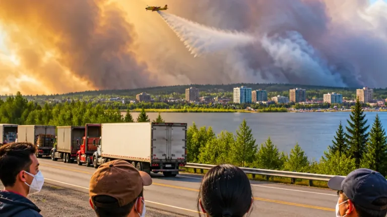 Northern Ontario fires keep smoke over the south as officials promise aid and relief