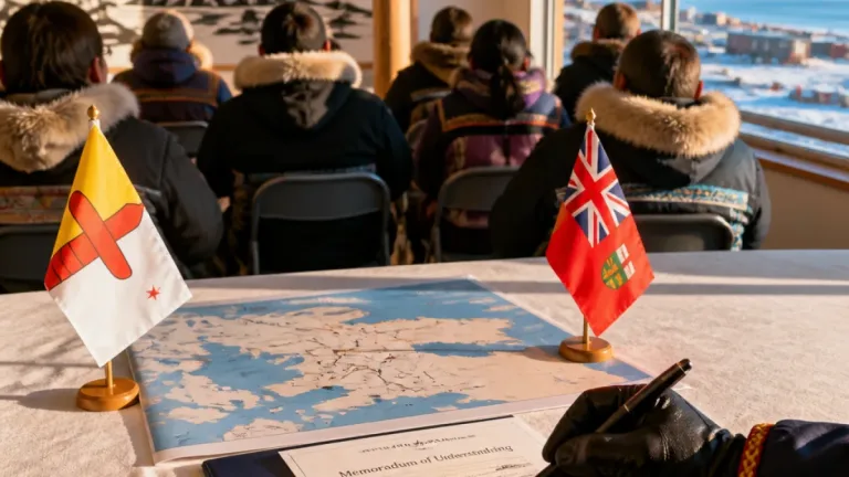 Nunavut and Manitoba sign renewed MOU to advance Kivalliq Hydro Fibre Link and shared priorities