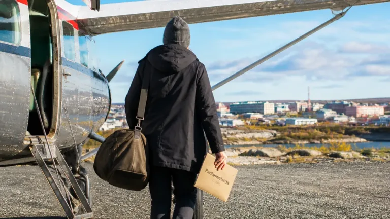 NWT’s lone senator defends lower-than-average attendance as outreach essential