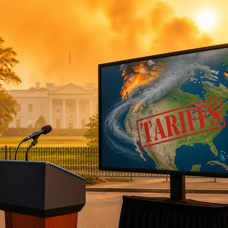 Trump pins U.S. wildfire smoke on Canada and threatens higher tariffs