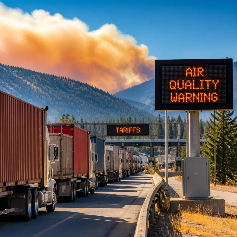 Trump warns of higher tariffs on Canada amid cross‑border wildfire smoke