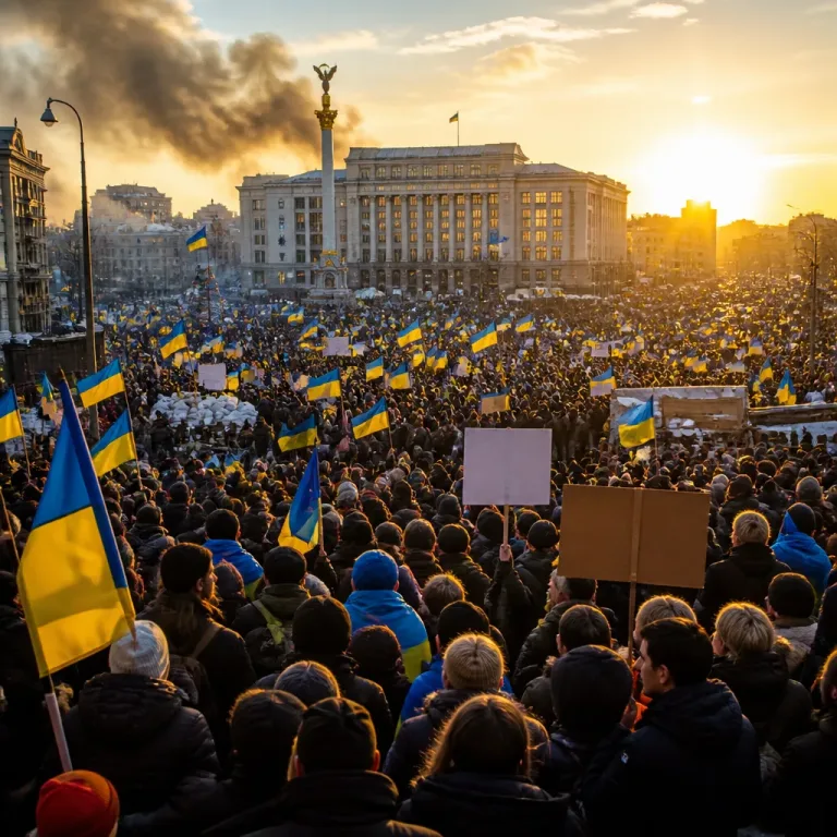 Mass protests in Kyiv deepen political crisis after defence minister's dismissal