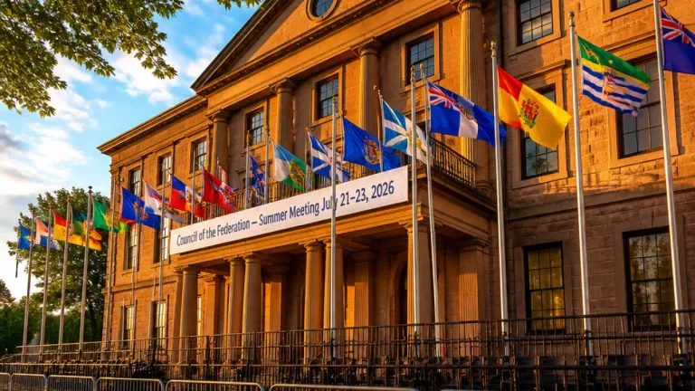 Premiers to convene in Charlottetown July 21–23 as P.E.I. chairs Council of the Federation