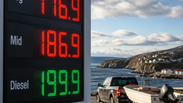 Public Utilities Board raises gasoline and diesel price caps across Newfoundland and Labrador