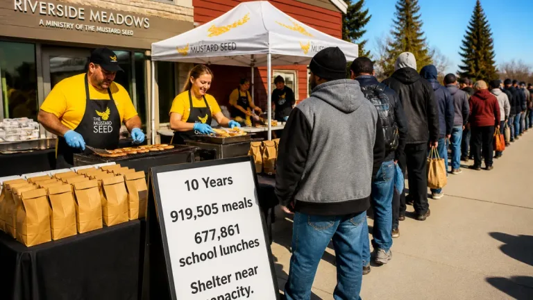 Red Deer’s Mustard Seed marks decade of meals and shelter amid rising need