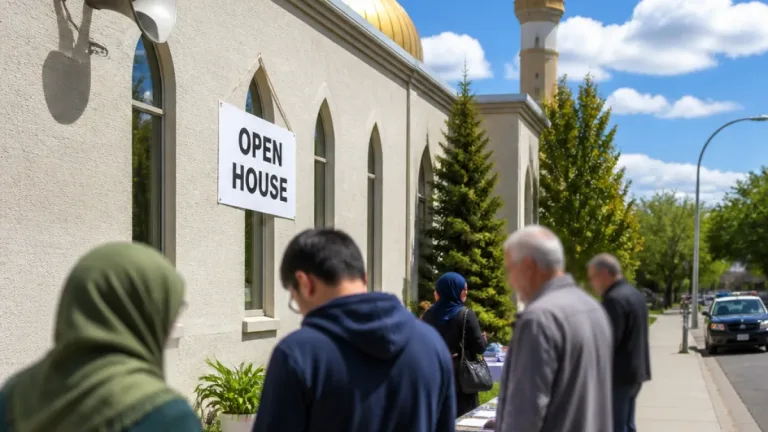 Regina mosque holds open house, public survey after call-to-prayer broadcast halted