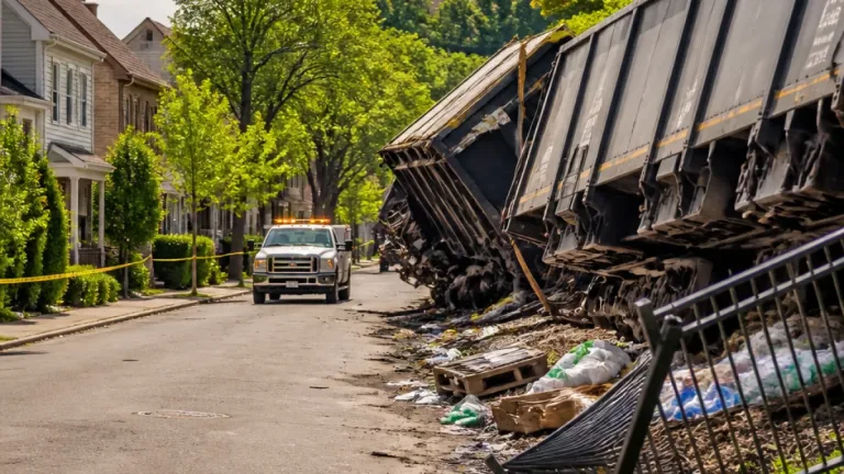 Repentigny urges Ottawa to rethink urban train speed rules after 46-car derailment