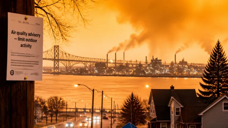 Sarnia under orange air-quality advisory as wildfire smoke drifts south