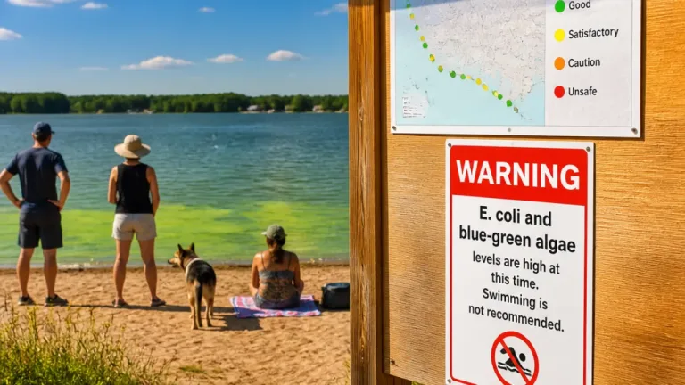 Saskatchewan outlines ways for beachgoers to check for E. coli and blue‑green algae