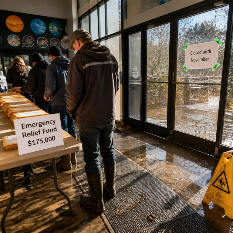 Union establishes $175,000 relief fund after flooding closes Edmonton science centre