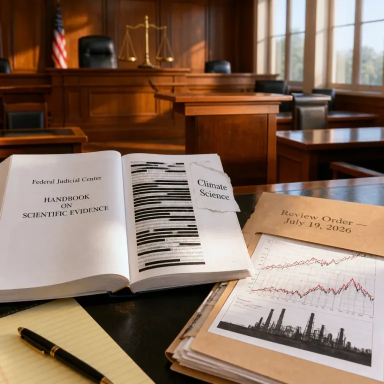 Trump orders review of U.S. judicial climate-science guide after climate section pulled