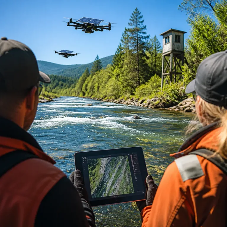Alaska team pilots solar drones and computer vision to modernize salmon counts