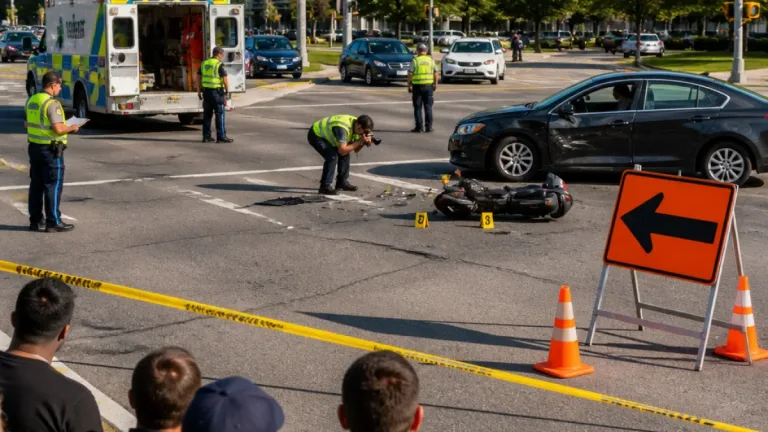 Scooter crash at Cawthra and The Queensway East leaves man critically injured in Mississauga