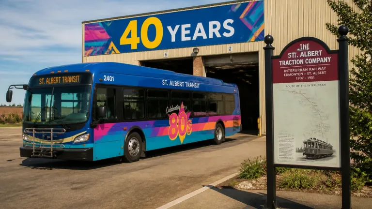 St. Albert marks 40 years of city-run buses, but the roots run deeper