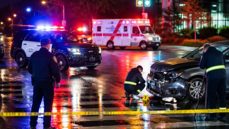 Surrey pedestrian critically injured after late-night crash at 108 Avenue and 142 Street