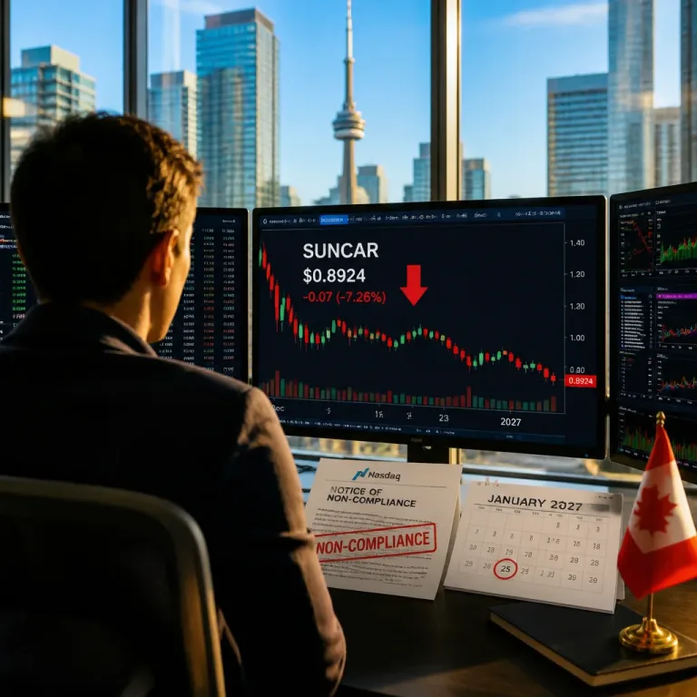 Nasdaq flags SunCar after shares fall below $1; company given 180 days to comply
