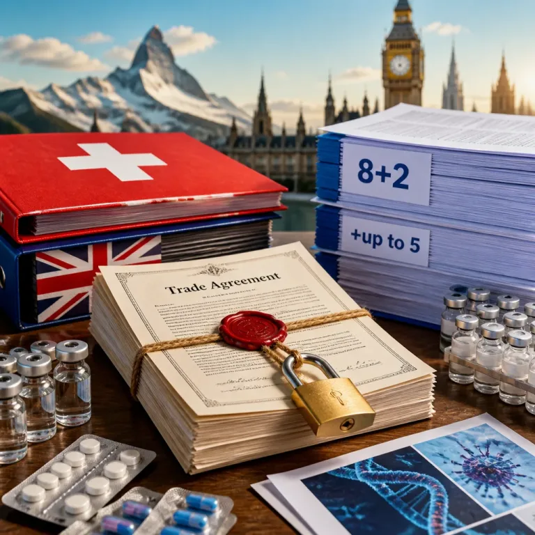 UK‑Switzerland trade pact locks in drug IP and regulatory data protections