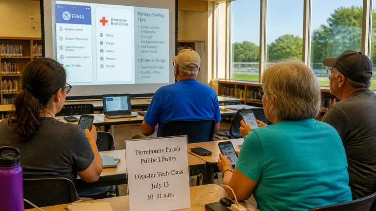 Terrebonne readers look south: Louisiana library’s disaster-tech class offers lessons